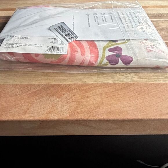 The Company Store Rifle Paper Company Garden Party Cotton Sham, King. NWT - Picture 7 of 10